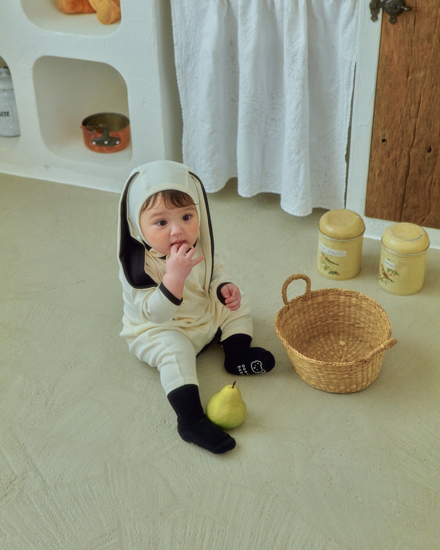 韓國童裝 26SS | OT03 Baby Soft Modal Bunny Suit Set (55-75cm)
