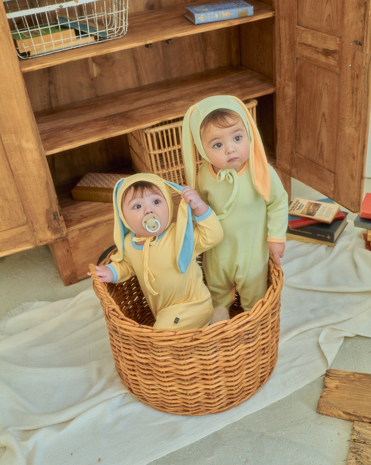韓國童裝 26SS | OT03 Baby Soft Modal Bunny Suit Set (55-75cm)