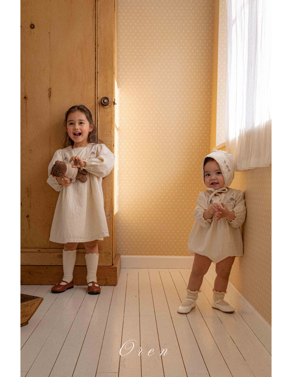 韓國童裝 26春 |  OR72 Emma Dress (85~120cm)