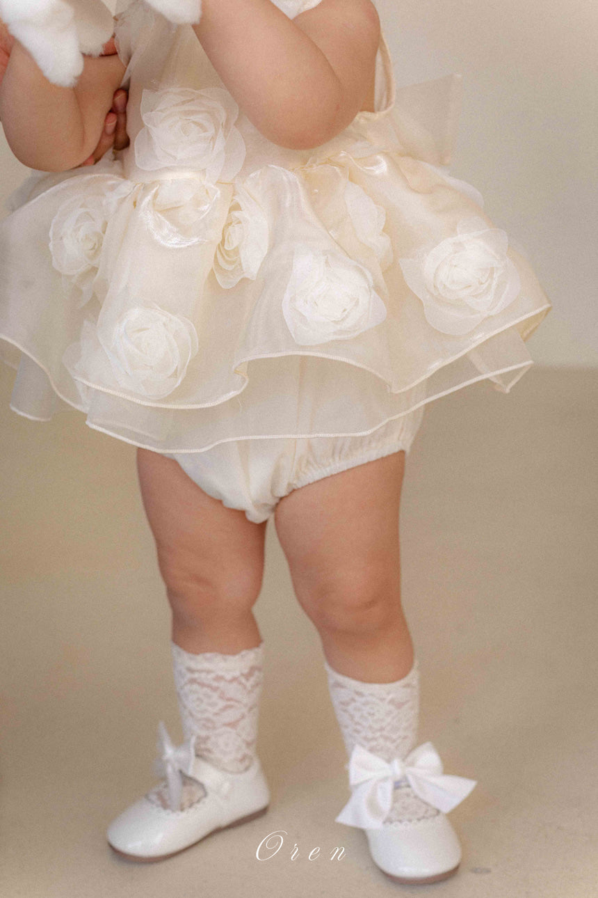 【現貨】韓國童裝 OREN Rose Baby Suit 寶寶百日之選