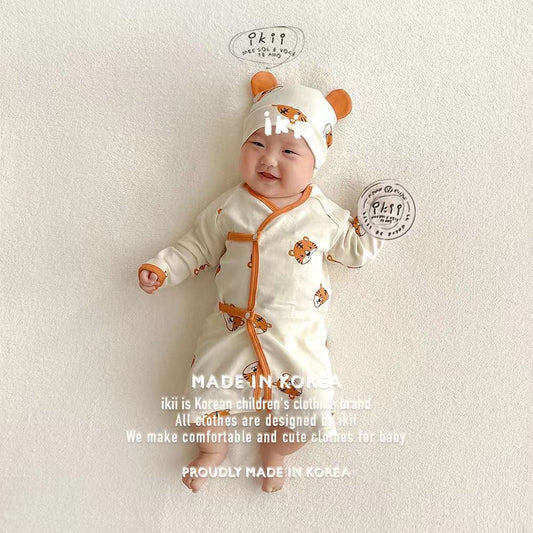 (現貨✨) ikii - Tiger Newborn Set 老虎仔初生套裝 (連帽) - FLO | FLOWERKKOCH 