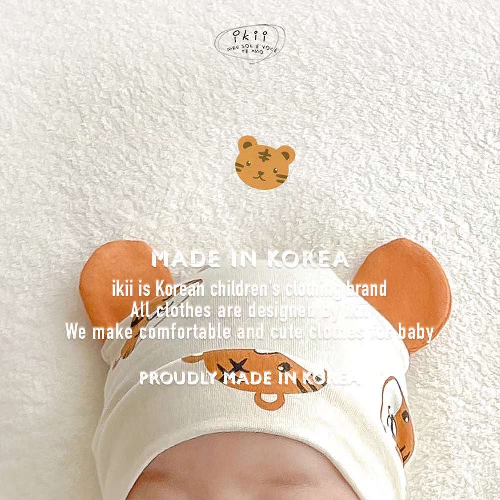 (現貨✨) ikii - Tiger Newborn Set 老虎仔初生套裝 (連帽) - FLO | FLOWERKKOCH 
