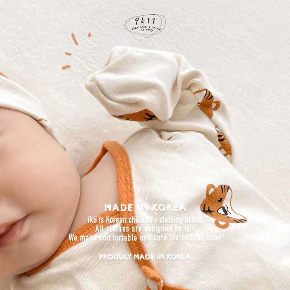 (現貨✨) ikii - Tiger Newborn Set 老虎仔初生套裝 (連帽) - FLO | FLOWERKKOCH 