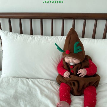 韓國童裝 25秋冬 | JE25406 Deer 2-set (Suit+Hat)