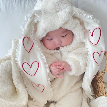 韓國童裝 25秋冬 | JE25411 Bunny Baby Suit