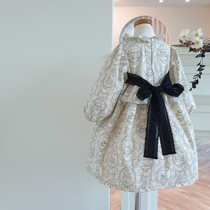 韓國童裝 26秋| EL03 Boa Dress (85-120)