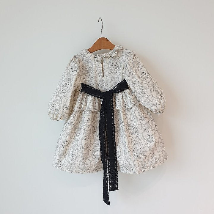 韓國童裝 26秋| EL03 Boa Dress (85-120)
