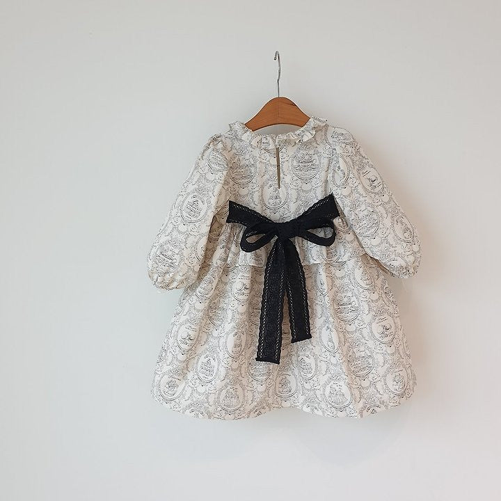 韓國童裝 26秋| EL03 Boa Dress (85-120)
