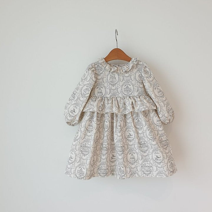 韓國童裝 26秋| EL03 Boa Dress (85-120)