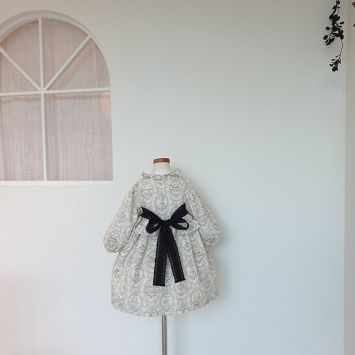 韓國童裝 26秋| EL03 Boa Dress (85-120)