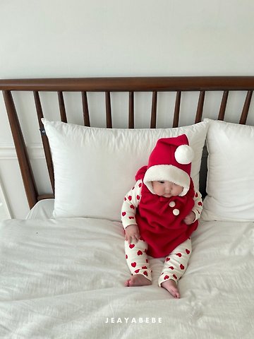 韓國童裝 25秋冬 | JE25405 Santa 2-set (Suit+Hat)