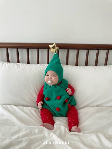 韓國童裝 25秋冬 | JE25407 Tree 2-set (Suit+Hat)