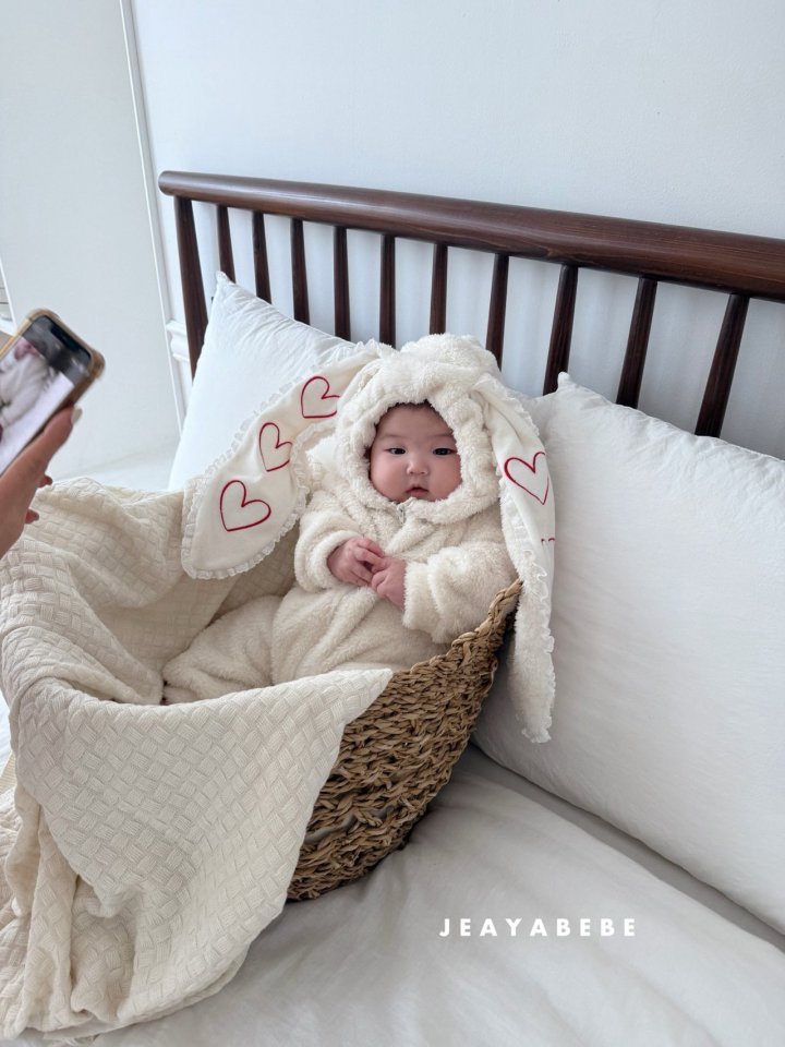 韓國童裝 25秋冬 | JE25411 Bunny Baby Suit