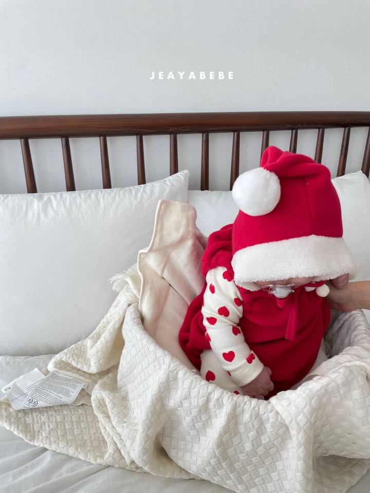 韓國童裝 25秋冬 | JE25405 Santa 2-set (Suit+Hat)