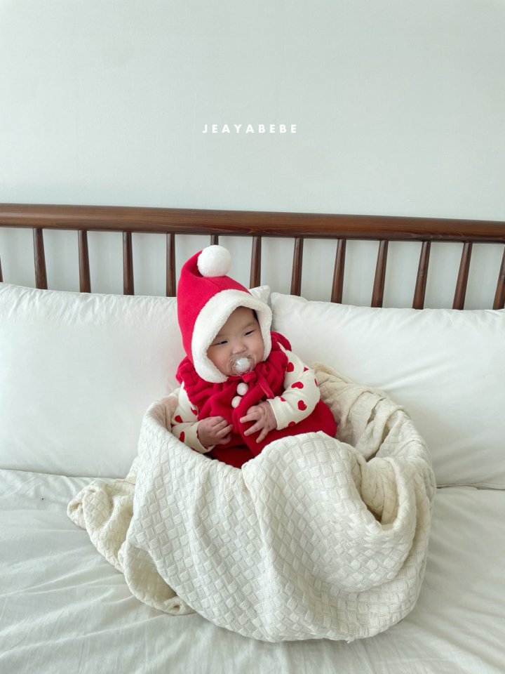 韓國童裝 25秋冬 | JE25405 Santa 2-set (Suit+Hat)