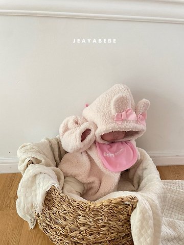 韓國童裝 25秋冬 | JE25412 Bear Bear Baby Suit