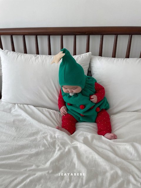 韓國童裝 25秋冬 | JE25407 Tree 2-set (Suit+Hat)