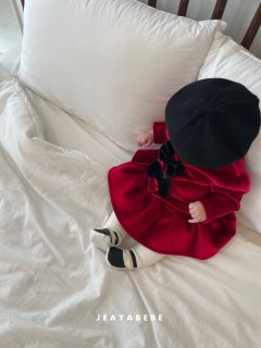 韓國童裝 25秋冬 | JE25415 Ribbon Baby Suit