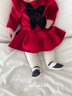 韓國童裝 25秋冬 | JE25415 Ribbon Baby Suit