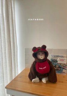 韓國童裝 25秋冬 | JE25412 Bear Bear Baby Suit