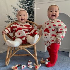 韓國童裝 25秋冬 | JE25409 Santa Baby Suit
