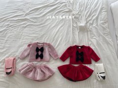韓國童裝 25秋冬 | JE25415 Ribbon Baby Suit