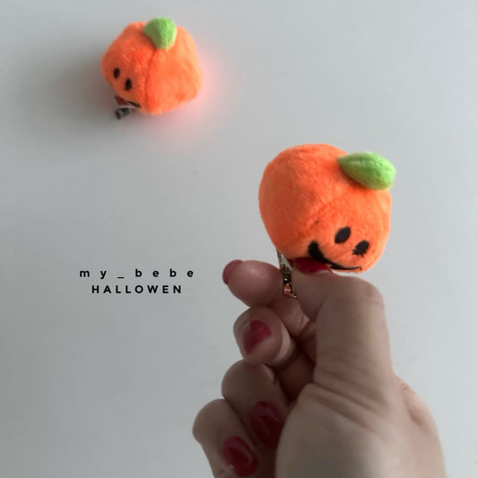 Halloween 萬聖節系列 > mybebe Halloween pumpkin hairpin (1ea)