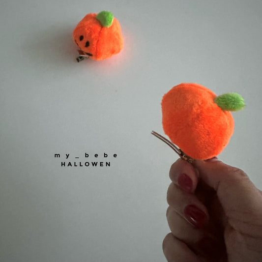 Halloween 萬聖節系列 > mybebe Halloween pumpkin hairpin (1ea)