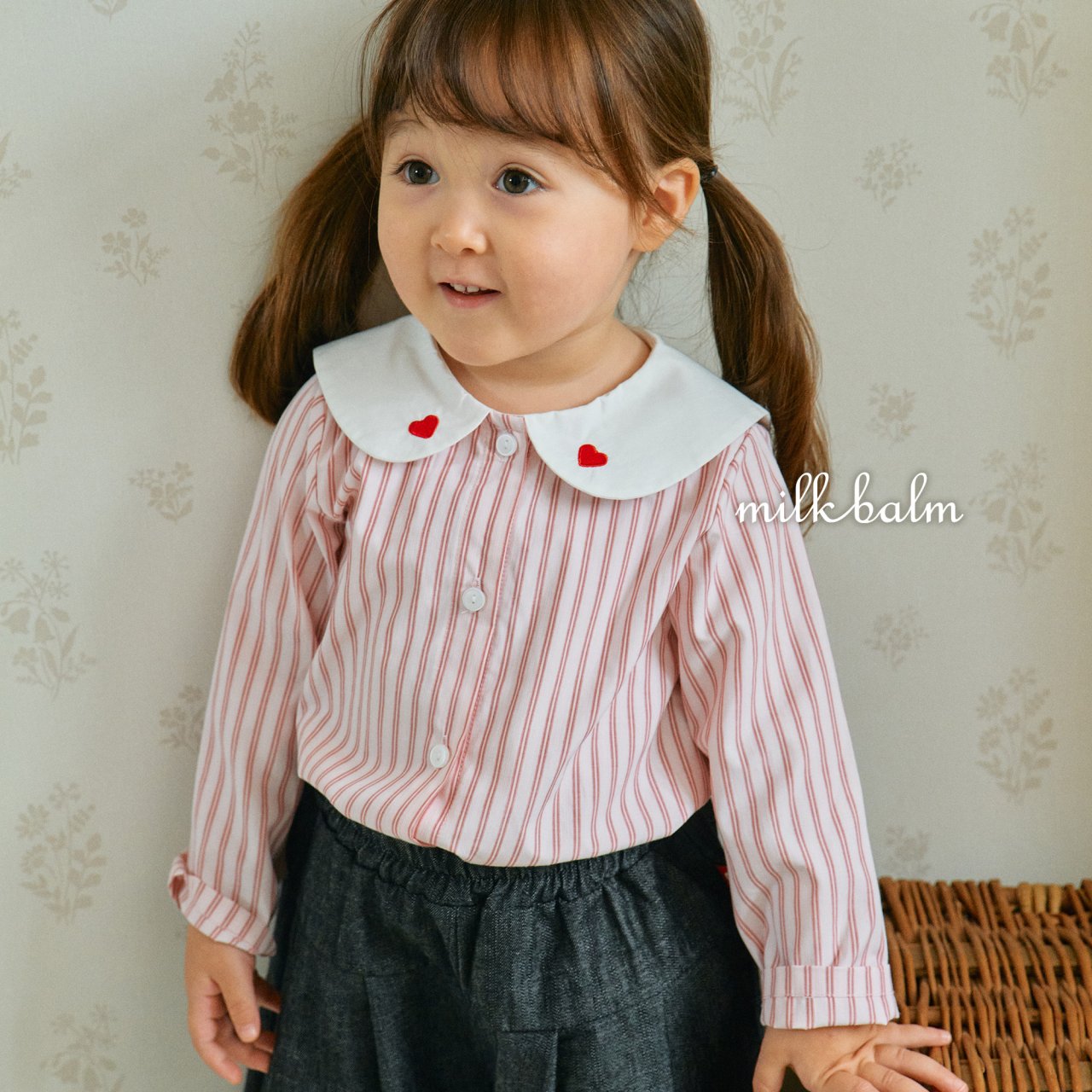 現貨▷  韓國童裝 25秋 | MK25304 Blouse (90/100)