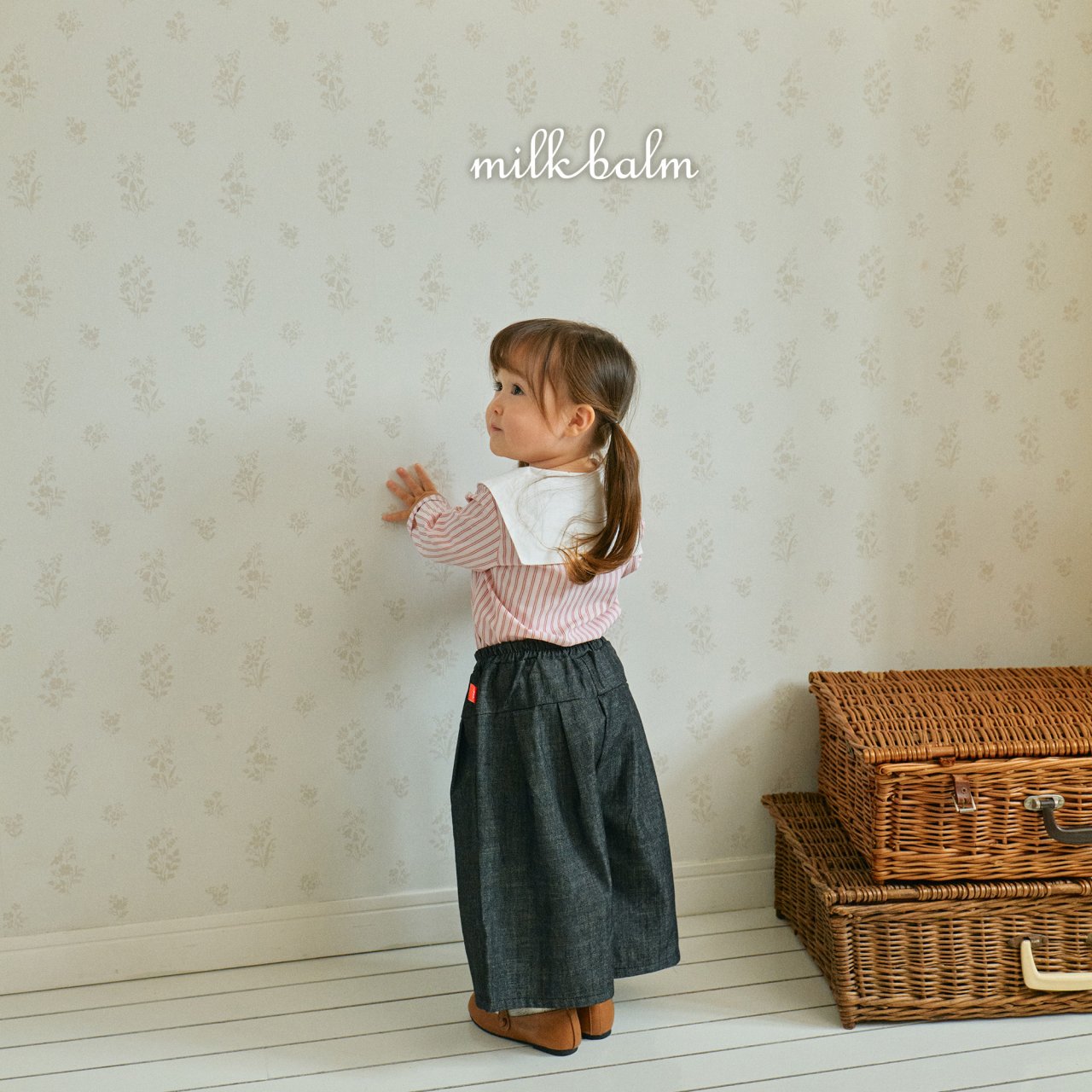 現貨▷  韓國童裝 25秋 | MK25304 Blouse (90/100)