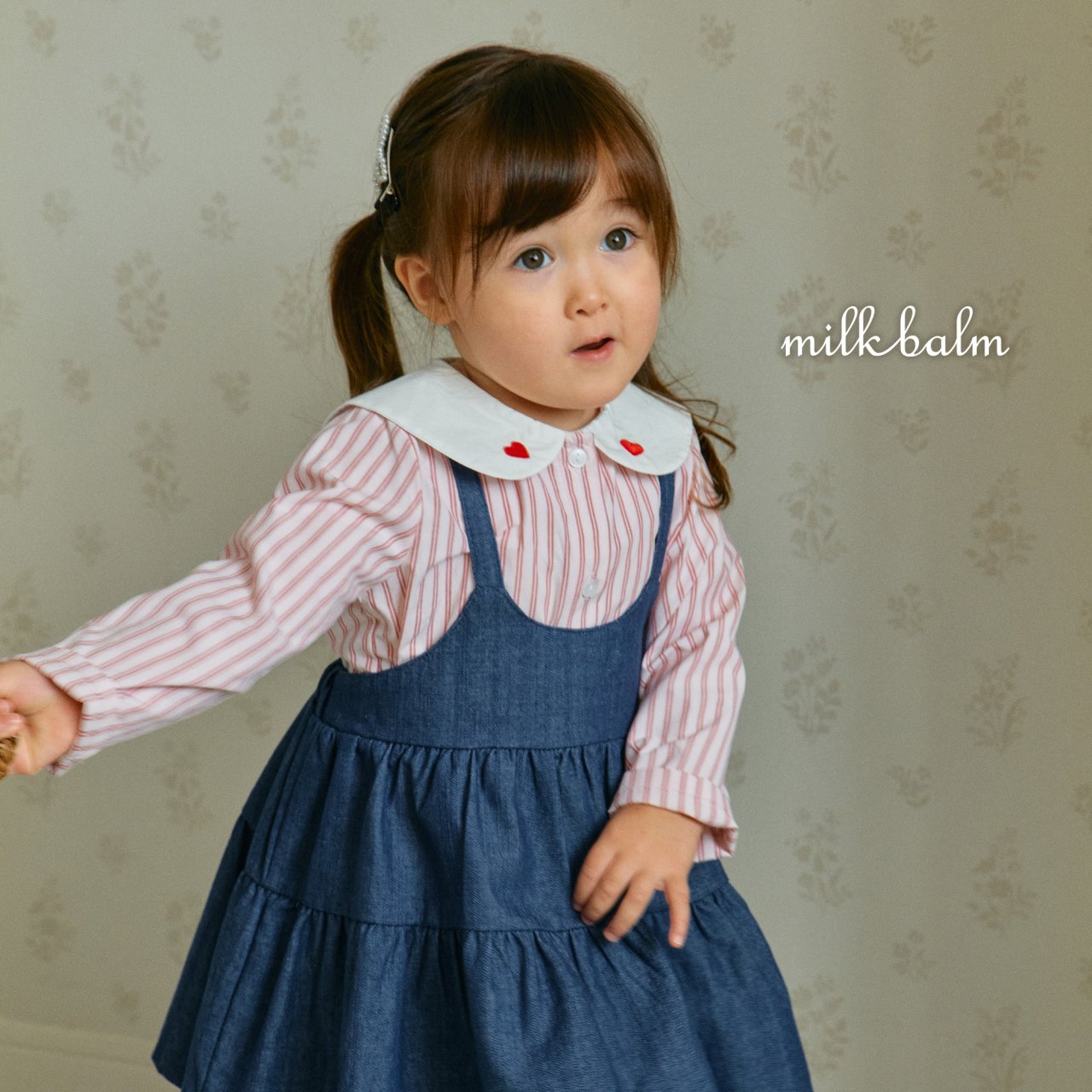 現貨▷  韓國童裝 25秋 | MK25304 Blouse (90/100)