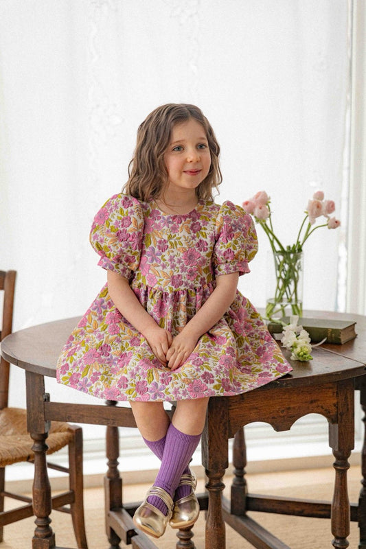 韓國童裝 26春 | LU30 Ever Jacquard Dress (80-130cm)