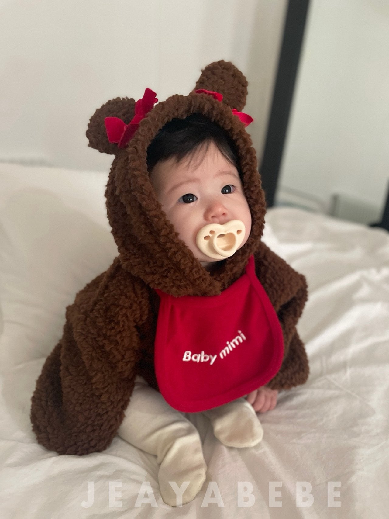 韓國童裝 25秋冬 | JE25412 Bear Bear Baby Suit