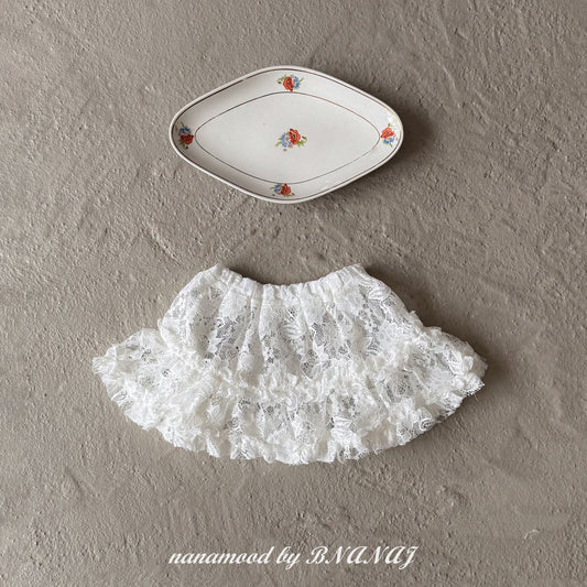 韓國童裝 25秋 | BJ25301 Baby Lace Skirt