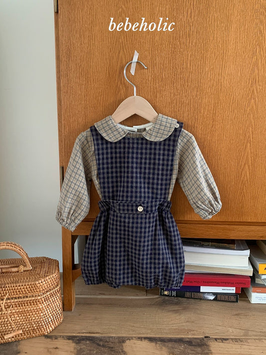 韓國童裝 26秋團購| BH18 Kuku Overall Suit 連身衣