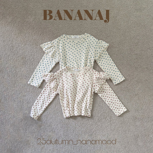 韓國童裝 25秋 | BJ25343 Kids Frill Tee