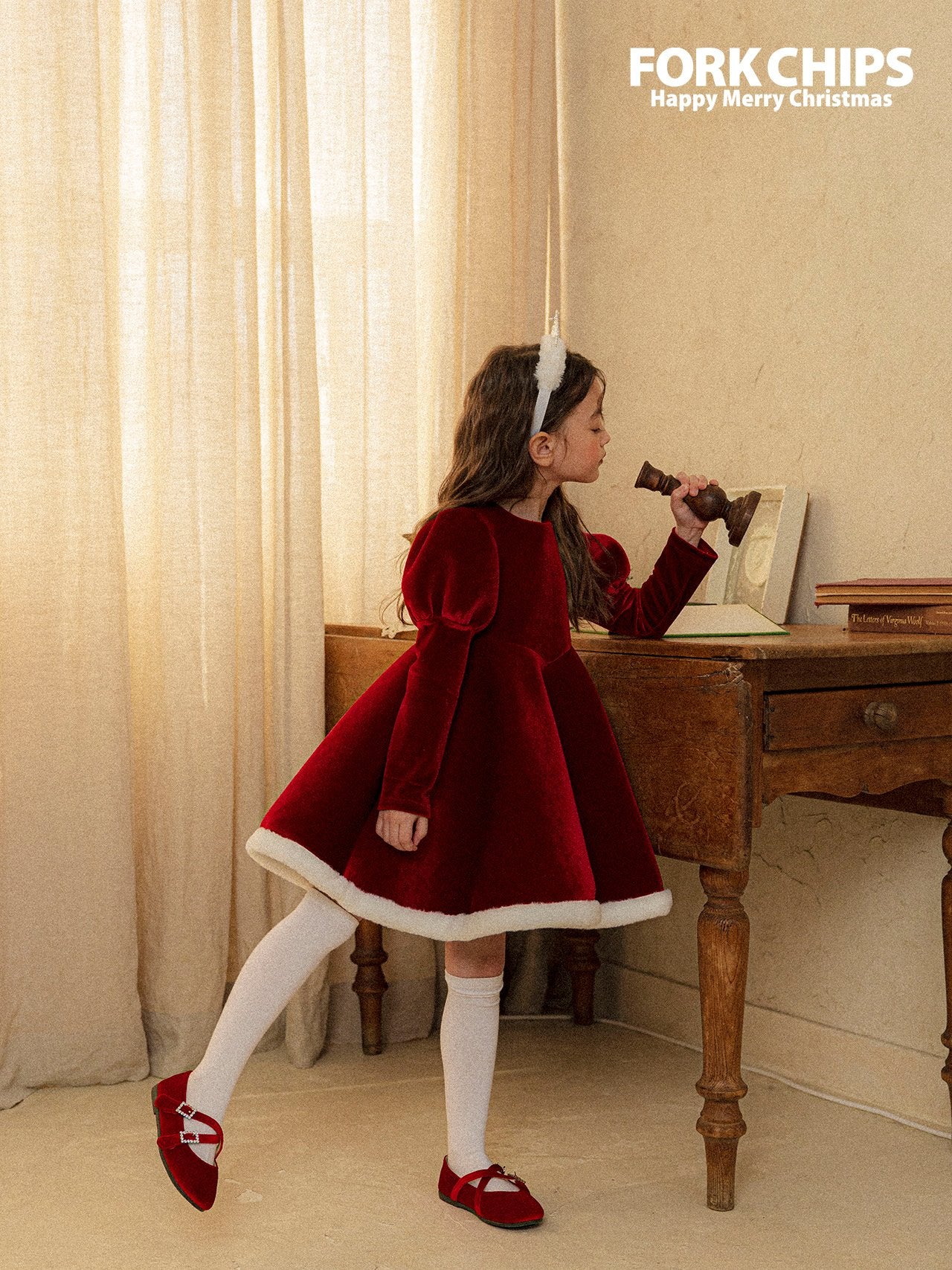 聖誕系列 Christmas | Mary Snow White One Piece