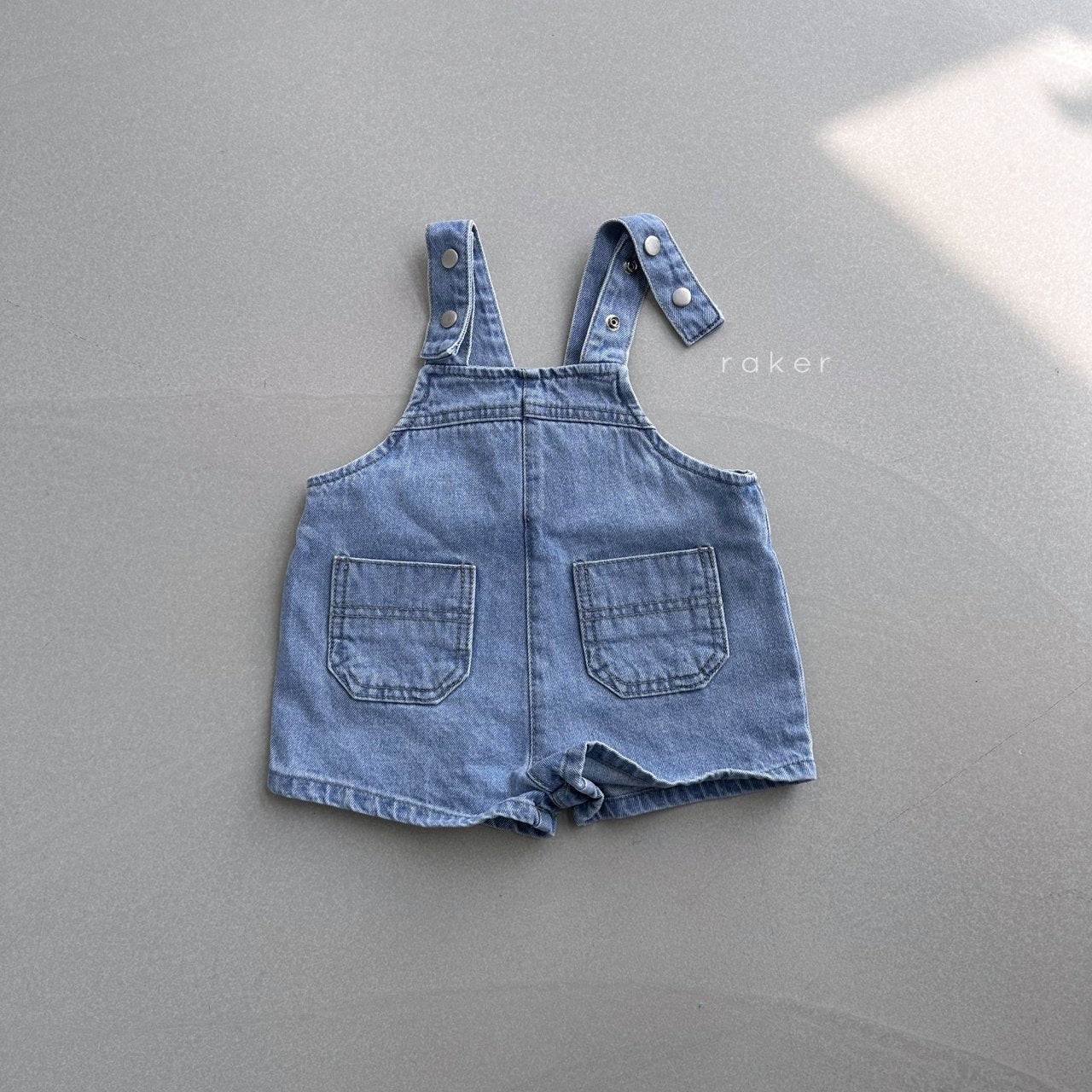 韓國童裝 26春 | RA09 Dopamine Short Overall (80-130cm)
