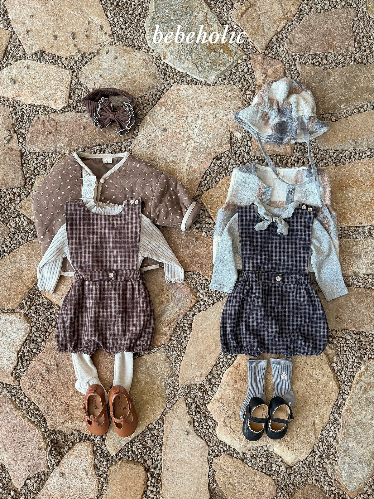 韓國童裝 26秋團購| BH18 Kuku Overall Suit 連身衣