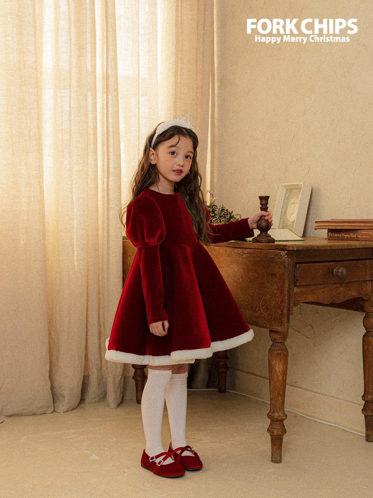 聖誕系列 Christmas | Mary Snow White One Piece