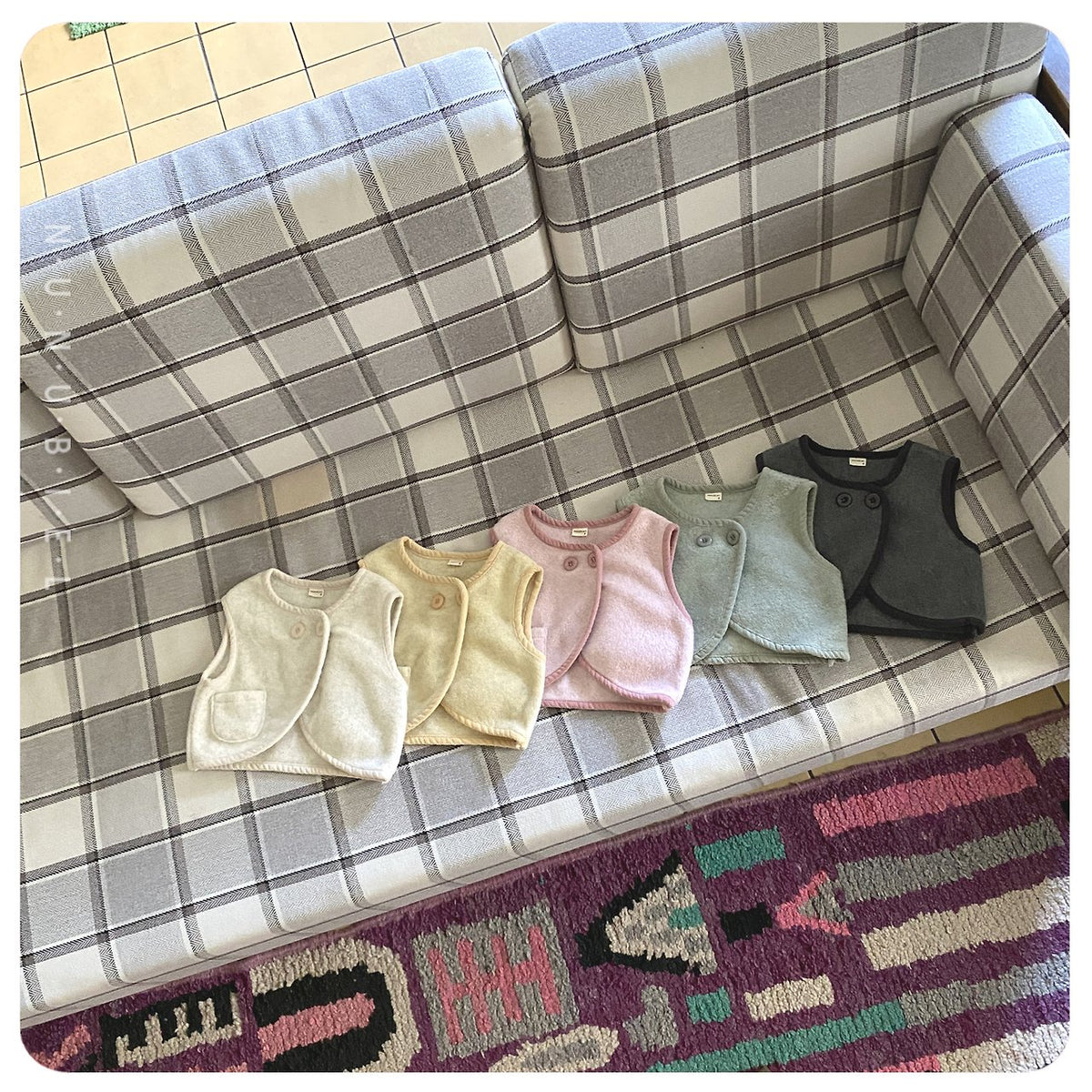 26FW| BABY Candy Fleece Vest 背心