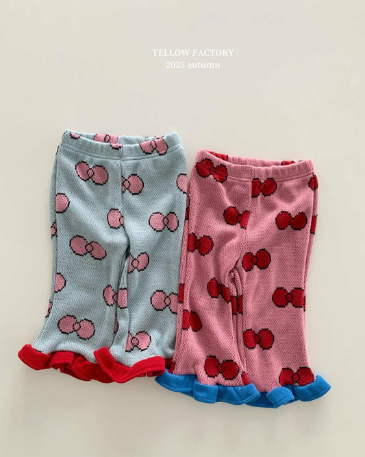 韓國童裝 25秋 | YF25321 Ribbon Pants