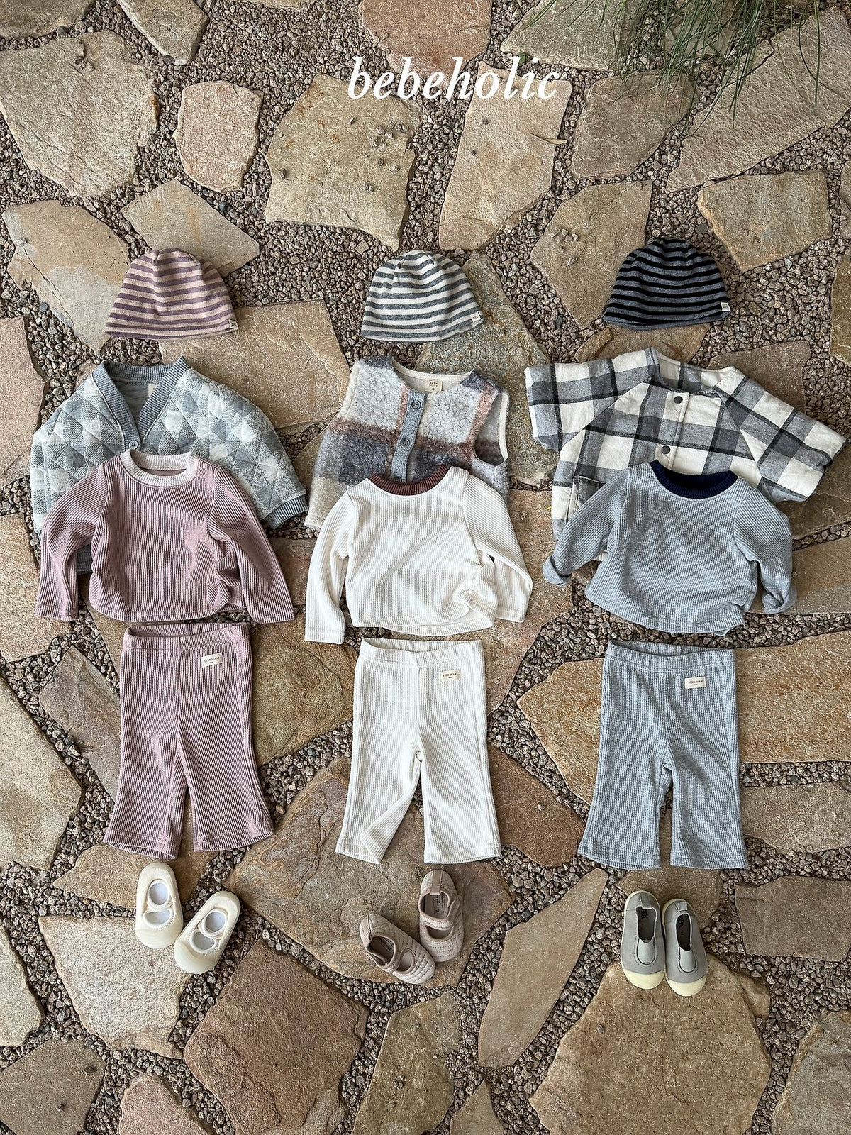 韓國童裝 26秋團購| BH19 Pepper Shirring Set 套裝