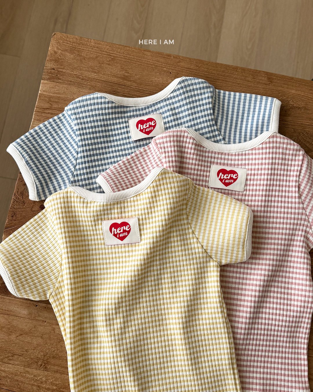 韓國童裝 26夏| HM19 Pastel Ribbed Loungewear Set