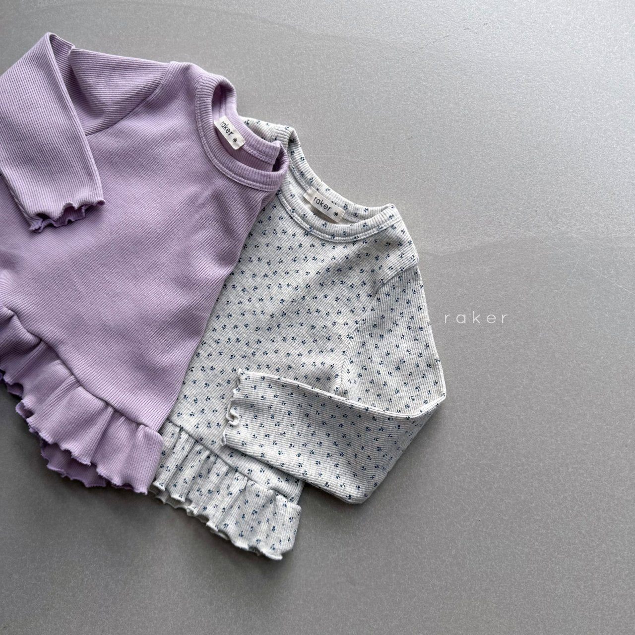 韓國童裝 26春 | RA12 Yole Frill T-Shirt (80-130cm)