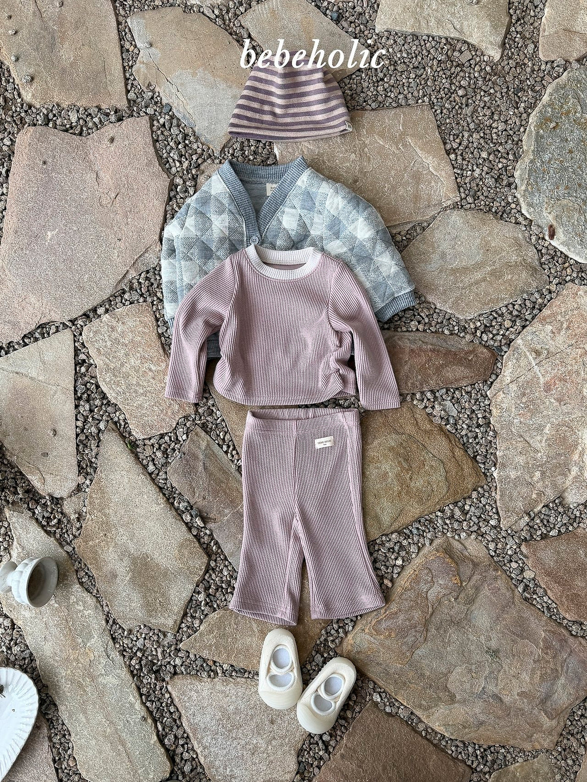 韓國童裝 26秋團購| BH19 Pepper Shirring Set 套裝