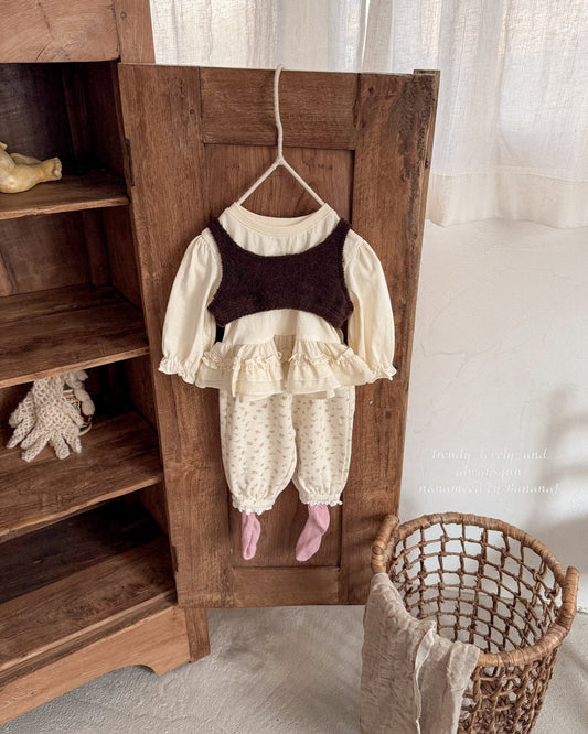 韓國童裝 25秋 | BJ25308 Baby Vest