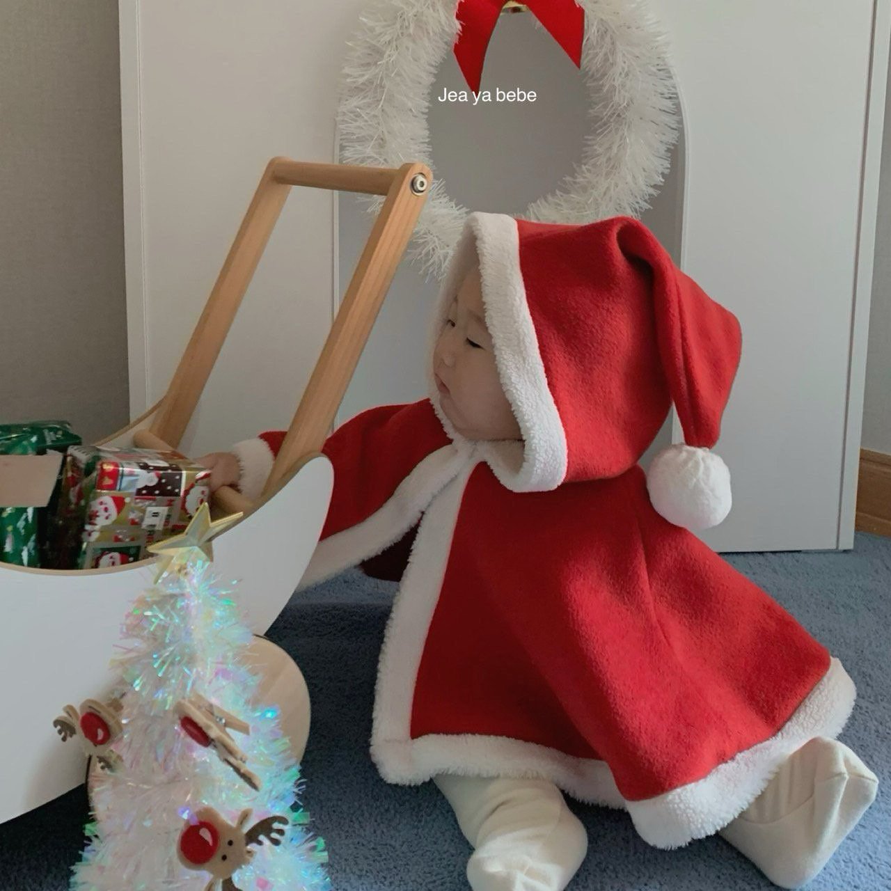 韓國童裝 25秋冬 | JE25410 Santa / Rudolph Cloak