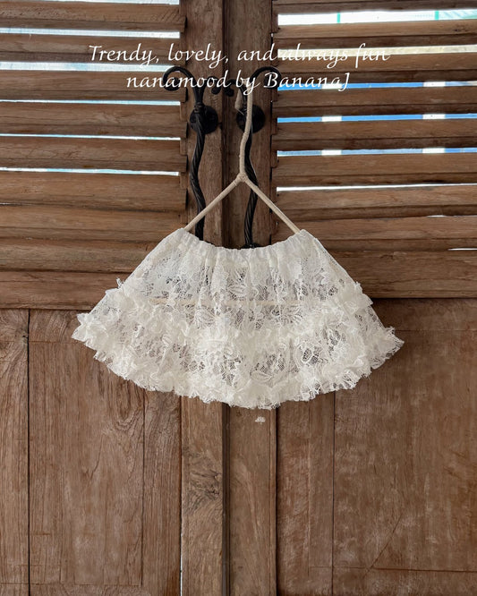 韓國童裝 25秋 | BJ25301 Baby Lace Skirt
