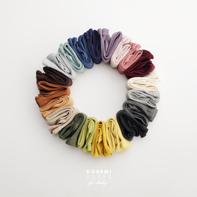 現貨▷ DOREMI SOCKS |  Ribbed Tights 白色直紋褲襪